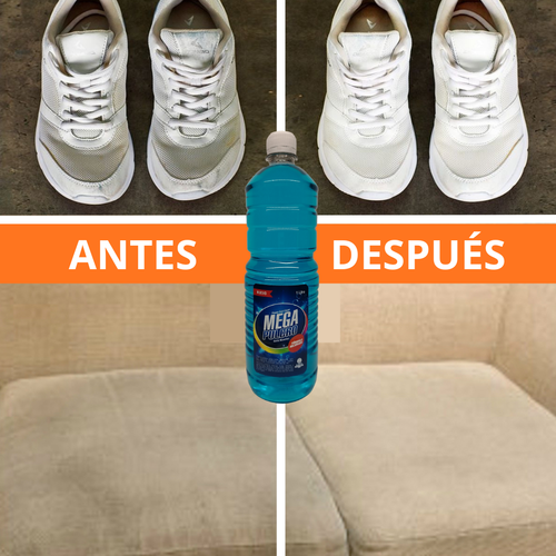Mega Pulcro - Limpiador De Telas Y Tapicería Quita Manchas
