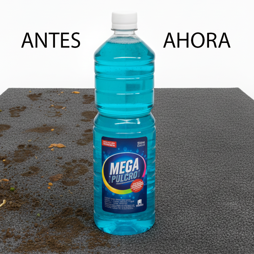 Mega Pulcro - Limpiador De Telas Y Tapicería Quita Manchas