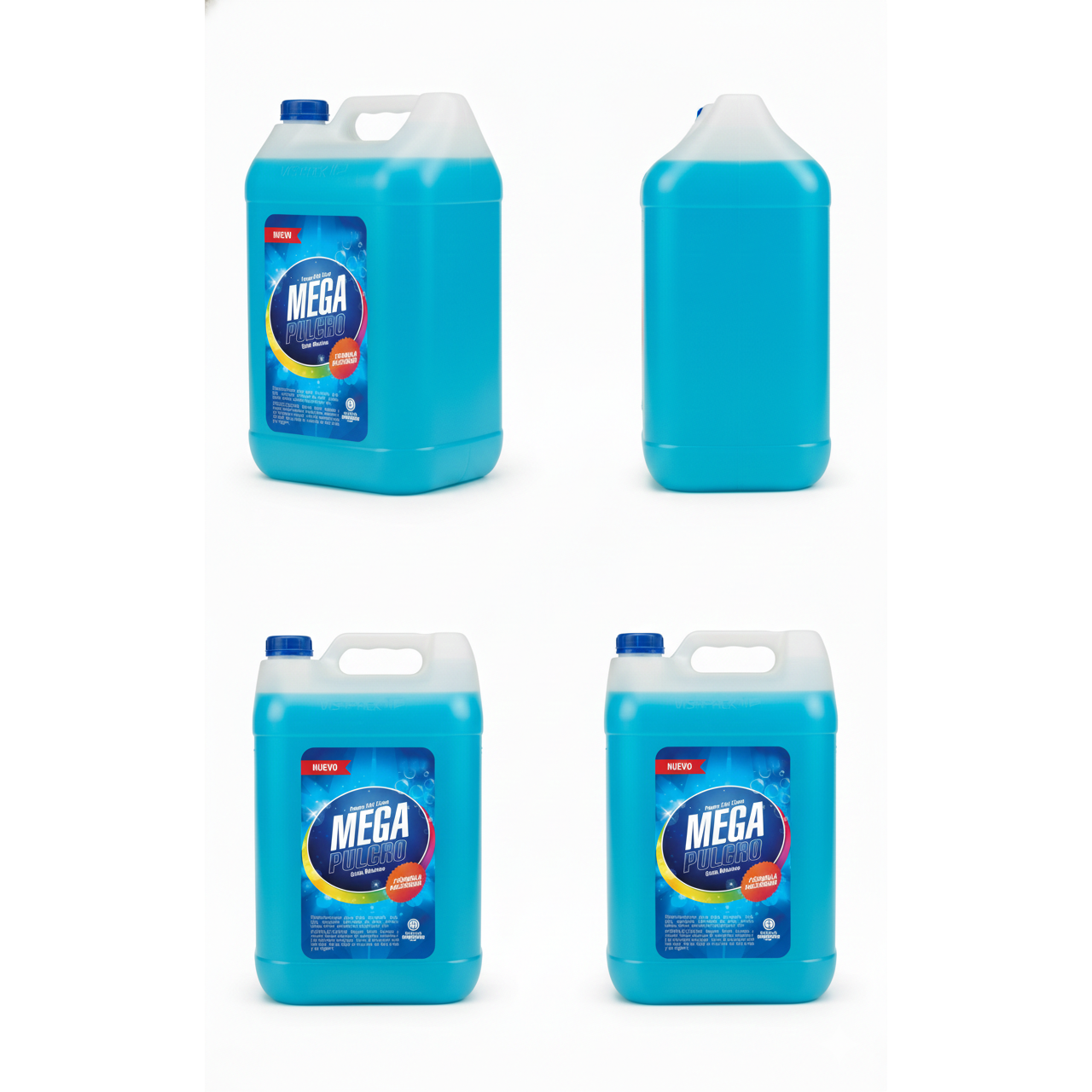 Mega Pulcro Quita Manchas Limpiador De Textiles Y Tapicería Bidón 20 Litros