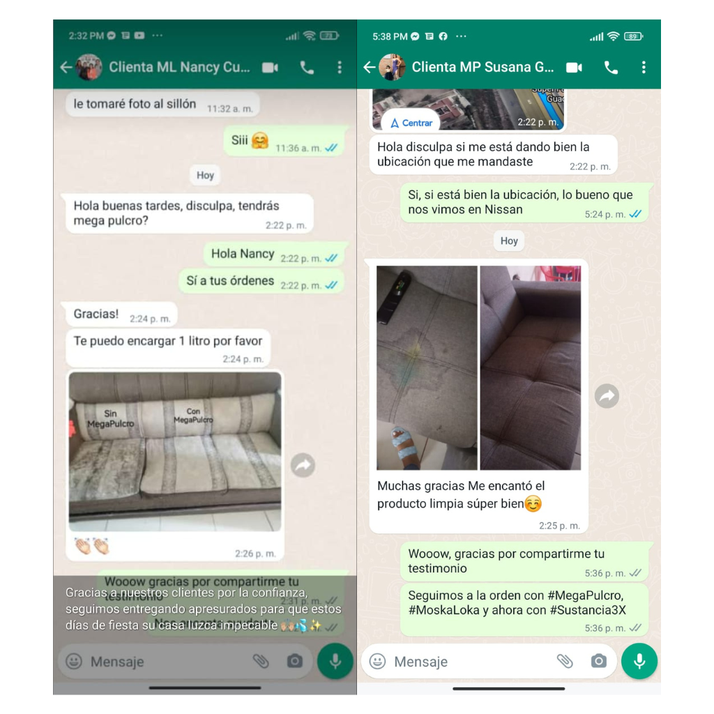 Promo Pack de 3 Mega Pulcro - Limpiador De Telas Y Tapicería Quita Manchas