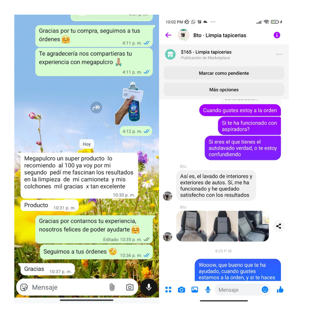 Promo Pack de 3 Mega Pulcro - Limpiador De Telas Y Tapicería Quita Manchas