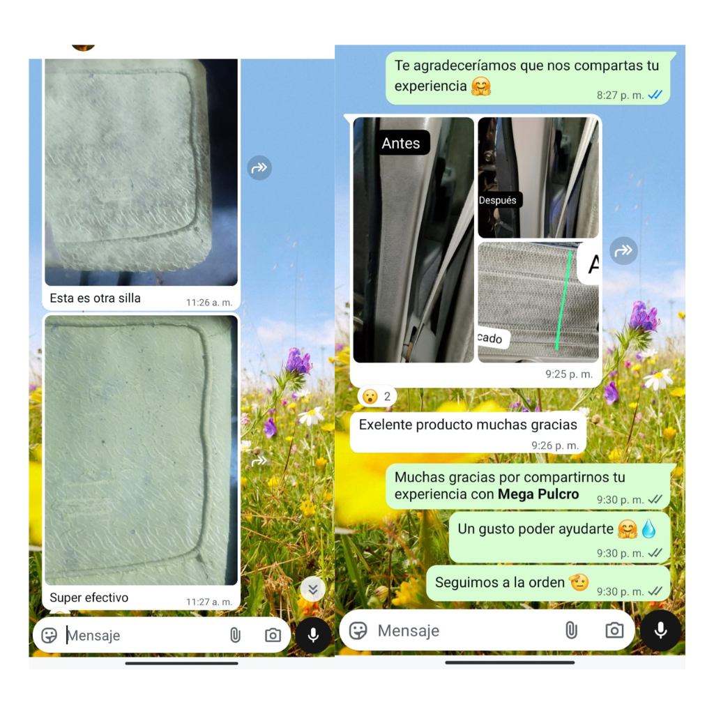 Mega Pulcro - Limpiador De Telas Y Tapicería Quita Manchas